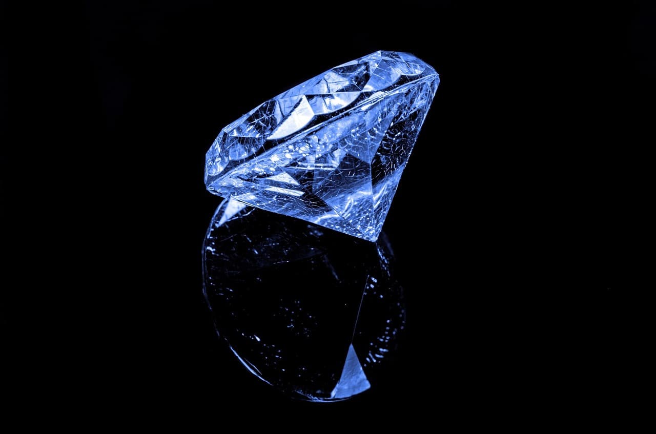 A brilliant-cut diamond